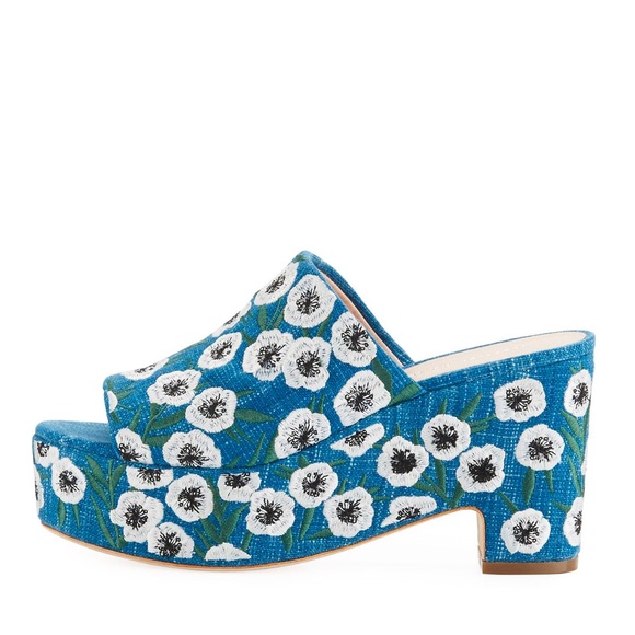 Anthropologie Shoes - NWT Anthropologie Loeffler Randall Denim Mule